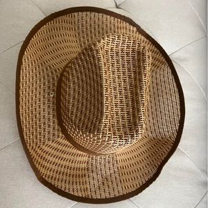 Adult Casual Plaid Summer Western Fashion Cowboy Sun Hat Wide Brim Travel Sun